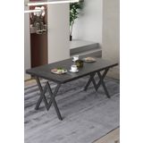 Cosargroup Parla Mutfak Yemek Masası W Metal Ayak 70x110 Mutfak Yemek Masası