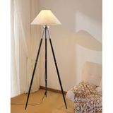 Cosby Siyah-Krom Kaplamalı Tripod Metal 3 Ayaklı Lambader
