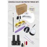 Coscelia Evde Protez Tırnak Kalıcı Oje Uv Jel Set