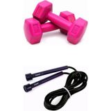Cosfer 2x1 kg Dambıl + Siyah Atlama Ipi