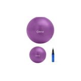 Cosfer 55 Cm Pilates Lüx Topu - 20Cm Mini Denge Topu Ve Pompa Seti Mor Pilates Spor Kondisyon Mor Set Pompa