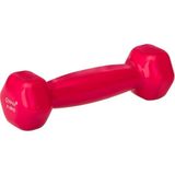 Cosfer CSF-9082-05 PVC Kaplı 0,5 Kg Demir Dambıl - El Anatomisine Uygun Pembe Renkli Fitness Aleti