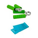 Cosfer El Parmak Bilek Kol Güçlendirme El Yayı Fıtness Spor Pilates Bandı 2Li Set