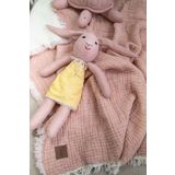 Cosibello Home 7 Katlı Dolgulu 120×120 Müslin Bebek Battaniyesi Somon