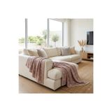 Cosibello Home Müslin 2 Katlı Koltuk Şalı Tv Battaniyesi 130 X 180 Cm Çoban Dikiş Detaylı
