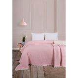 Cosibello Home Soft Pike 8 Katlı Dolgulu Çift Kişilik Müslin Yatak Örtüsü (230X240) - Pembe - 230 x 240 cm