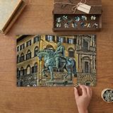 Cosimo Heykeli Ben Medici Toskana Italya Tasarımı 240 Parça Ahşap Puzzle Ahşap Kutuda MP04902