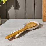 Cosiness 25.5 cm Krem Seramik Kaşık Altlığı