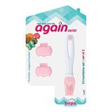 Cosiness Again Kapaklı 2 Li Kurabiye Kalıbı ve Silikon Yumurta Fırçası Seti Beyaz - Pembe