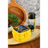Cosiness Batman İki Katlı Beslenme Kutusu+500 ML Solo Pipetli Matara