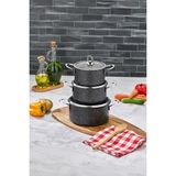 Cosiness Granit 3 Lü Mini Tencere Set - 12+14+16 Cm.