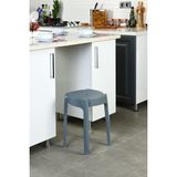 Cosiness Plastik Kaymaz Tabure - Gri