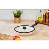 Cosiness Seramik Kapaklı Tava 26 Cm. - Krem