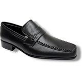 Coşkun 3156-26 Hakiki Deri Kösele Casual Erkek Ayakkabı - Siyah