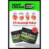 Coslab Hempcream Kenevir Yağı Özlü Masaj Kremi 2x100 ml - Şeffaf