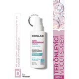 Coslab Kadın Antiperspirant Ter Önleyici Sprey 50ML - El Ayak Koltuk Altı Terleme Karşıtı - 50 ml