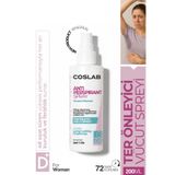 COSLAB Kadın Antiperspirant Ter Önleyici Sprey 50ml - El Ayak Koltuk Altı Terleme Karşıtı