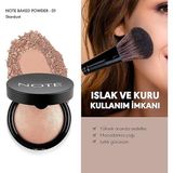 Cosmetics Baked Powder 01 Stardust Işıltılı Bitişli Highlighter Toz Yüz Pudrası