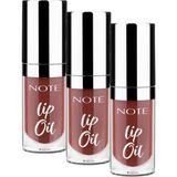 Cosmetics Lip Oil 60 Mocha Kiss Nemlendirici ve Parlatıcı Dudak Bakım Yağı, Kahverengi (3 Paketi) - Option-1