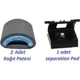 Cosmic Plus Yazıcı Kağıt Pateni Hp P1102 2 Adet Paten+1 Adet S. Pad