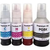 Cosmicplus Canon Megatank Pixma G2470 Yazıcı GI41 4 Renk Muadil Canon Gı 41 Mürekkep Seti - Renkli
