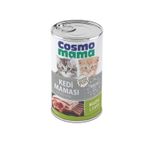 COSMO MAMAYAVRU KUZU ETLI KEDI KONSERVE MAMASI 24 ADET X 415 GR