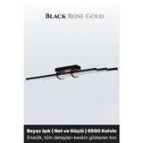 Cosmo Rose Gold 4000K Led Tavan Avize – Kumandalı Dim Edilebilir – Aşağı Işık