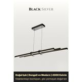 Cosmo Silver 6500K Lineer Led Sarkıt Avize – Kumandalı Dim Edilebilir – Yukarı & Aşağı Işık