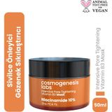 Cosmogenesis Labs %10 Niacinamide Krem Maske 50ml – Durulanan Yüz Maskesi Gözenek Sıkılaştırıcı Sivilce Karşıtı Vegan