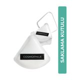 COSMOPHİLE Beauty Pro Üçgen Puff Pudra Süngeri, Saklama Kutulu
