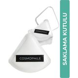 COSMOPHILE Üçgen Pudra Süngeri, Saklama Kutulu