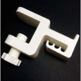 Cosmos 3D Kulaklık Standı Beyaz Renkli 4 cm Kalınlığa Uygun Organik Plastik Tasarım