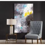 Cosmos Yağlı Boya Dokulu Tablo 90X120 Gold Çerçeveli