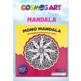 Cosmosart Karton Kanvas Mandala - Metal Çerçeve Görünümlü Ağaç Çizimi Boyama