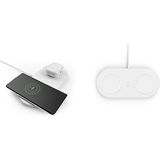 Cosmostech 2 İn 1 Kablosuz Sarj Cihaz Ve Standi, Kablosuz Sarj Ozelligi Olan Tum Cihazlar İle Uyumlu Masa Ustu Bluetooth Kablosuz Telefon