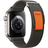 Cosmostech Akıllı Saat Watch için Uyumlu 42MM 44MM 45MM 49MM 1/2/3/4/5/6/se/7/8/ultra Hasır Kordon ve Kayışı Koyu Gri(Tu