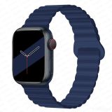 Cosmostech Akıllı Saat Watch için Uyumlu 42MM 44MM 45MM 49MM 1/2/3/4/5/6/se/7/8/ultra Magnetli Kordon ve Kayışı Açık Mavi(Siyah)