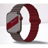 Cosmostech Akıllı Saat Watch için Uyumlu 42MM 44MM 45MM 49MM 1/2/3/4/5/6/se/7/8/ultra Magnetli Kordon ve Kayışı Gri(Bord