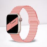Cosmostech Akıllı Saat Watch için Uyumlu 42MM 44MM 45MM 49MM 1/2/3/4/5/6/se/7/8/ultra Magnetli Kordon ve Kayışı Pembe