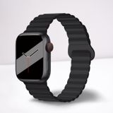 Cosmostech Akıllı Saat Watch için Uyumlu 42MM 44MM 45MM 49MM 1/2/3/4/5/6/se/7/8/ultra Magnetli Kordon ve Kayışı Siyah