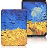 Cosmostech Amazon Kindle Paperwhite 4 E-Kitap Okuyucu Kılıfı Buğdaytarlası
