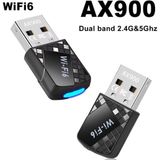 Cosmostech AX900 Wifi 6 & Bluetooth 5.4 USB Adaptör – 900 Mbps Çift Bant 2.4g/5g Kablosuz Alıcı, Sürücüsüz, WIN10/WIN11