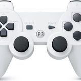 Cosmostech P3 Doubleshock PS3 Playstation 3 için Uyumlu Kablosuz Titreşimli Oyun Kolu Gamepad Joystick Controller Beyaz