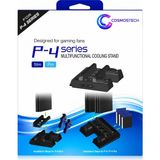 Cosmostech Ps4 Slim Pro Fanlı Soğutma Standı Çift Kol Şarj Istasyonu Oyun Disk Standı