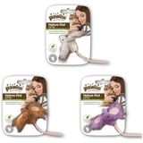 Cosmotex Pawise Catnipli Peluş Fare Oyuncağı 6 cm - Renkli