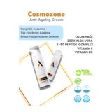 Cosmozone Anti-ageing Krem Yaşlanma Karşıtı, Leke Giderici, Onarıcı Krem, Ozon , 200x Aloe Vera