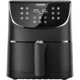 Cosori CS158 Air Fryer 5,5 Litre Yağsız Fritöz – 1700W Dijital Dokunmatik Sıcak Hava Fritözü, Geniş Hazne, Çok Programlı Pişirme - Siyah