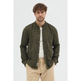 Cosplay Erkek Hakim Yaka Kırçıllı Flanel Dokuma Kumaş Cepsiz Kalın Kışlık Overshirt Gömlek - Hardal
