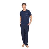 Cossy By Aqua Erkek Pijama Takımı, Lacivert, Mikro Modal, S Beden