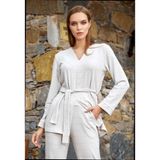 Cossy By Aqua Kadın Pijama Takımı,%100 Pamuk, Karamelanj, 42 Beden